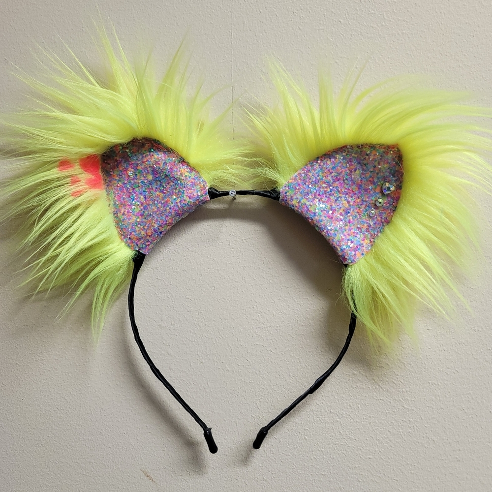 Electric Kittycorns Birthday Sprinkle Kitty Ears